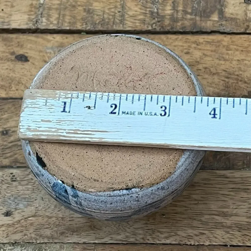 Vintage 86 Studio Pottery Stoneware Bud Vase 4